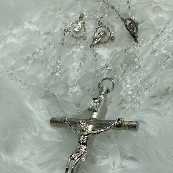 Jewelry - Silver Crystal Wedding Lazo